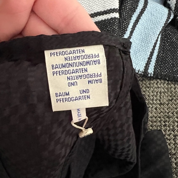 Tree And Horse Garden megara black deep v neck blouse - Picture 7 of 15